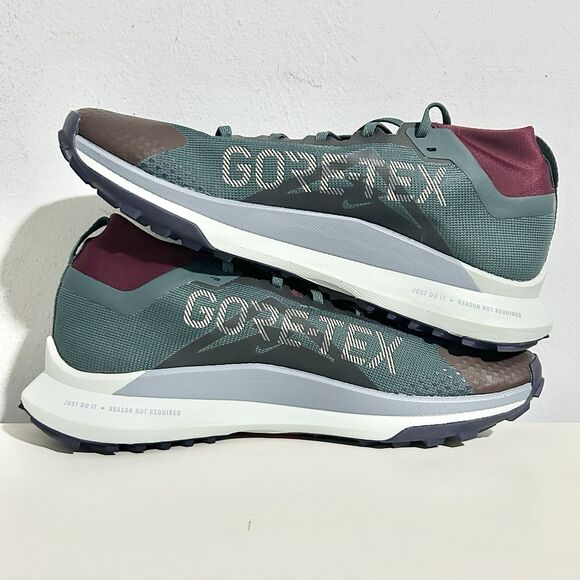 Nike React Pegasus Trail 4 GTX “Deep Jungle Maroon” Mens Size 11.5 Running Shoes